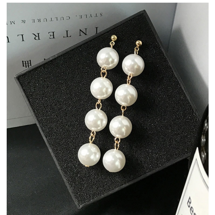 揺れる ピアス パール | shoppinggo | 詳細画像8 