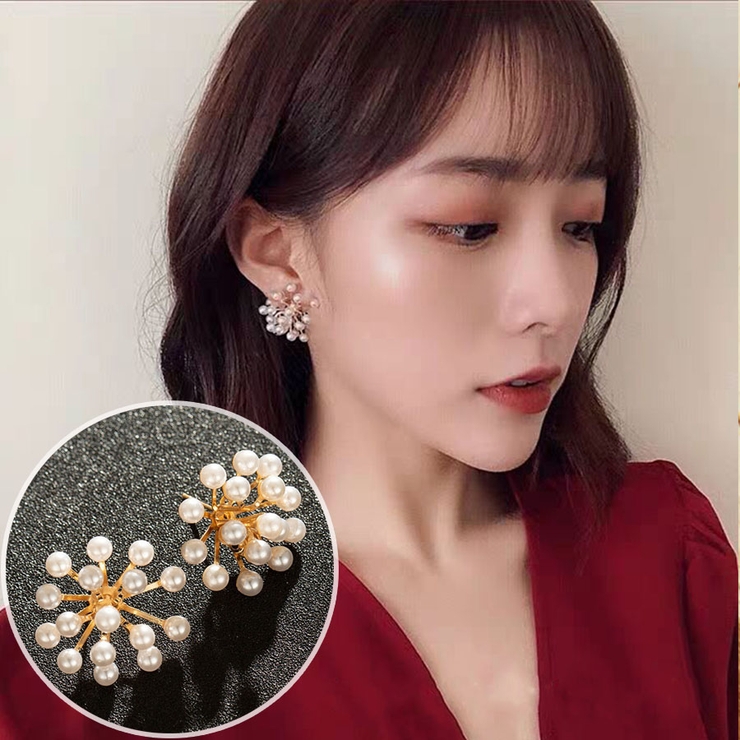 ホワイト | ピアス パール はな | shoppinggo