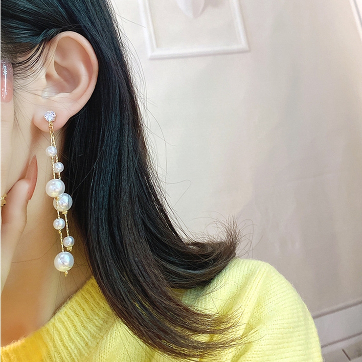 揺れる ピアス パール | shoppinggo | 詳細画像9 