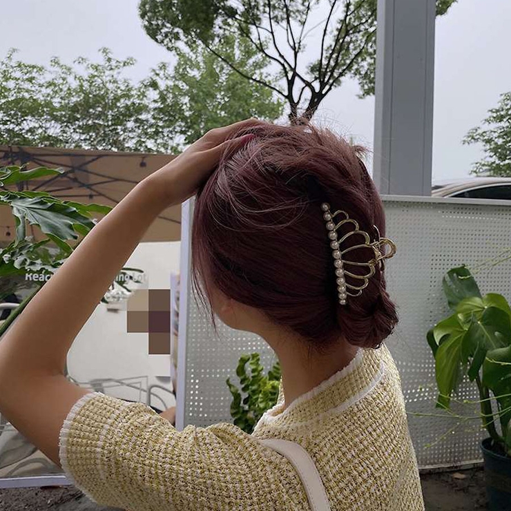 花 バンスクリップ ヘアクリップ[品番：JRKW0004067]｜shoppinggo