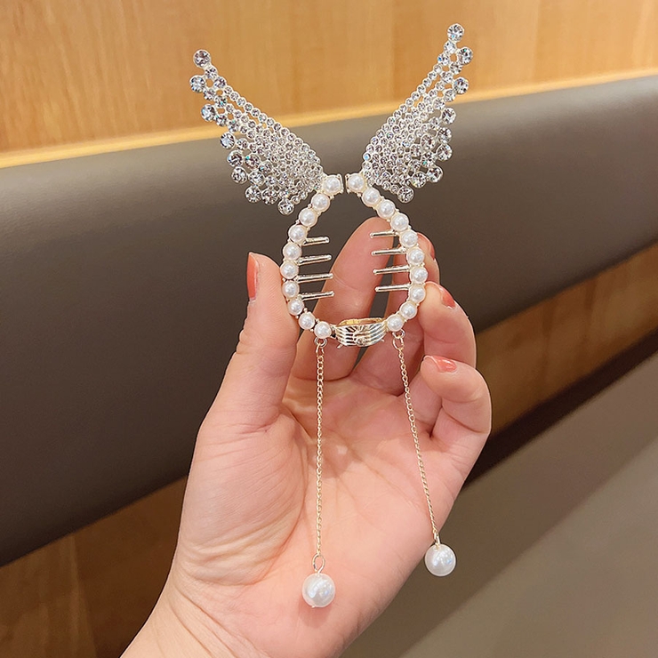 ヘアクリップ ゆらゆらチェーン付き 髪留め | shoppinggo | 詳細画像6 