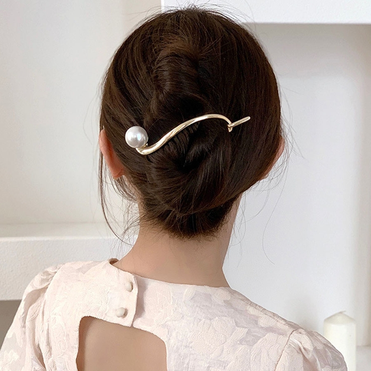 ヘア留め ヘアアクセサリー クロスヘアピン髪飾り 上品 パーティー飾り | shoppinggo | 詳細画像7 
