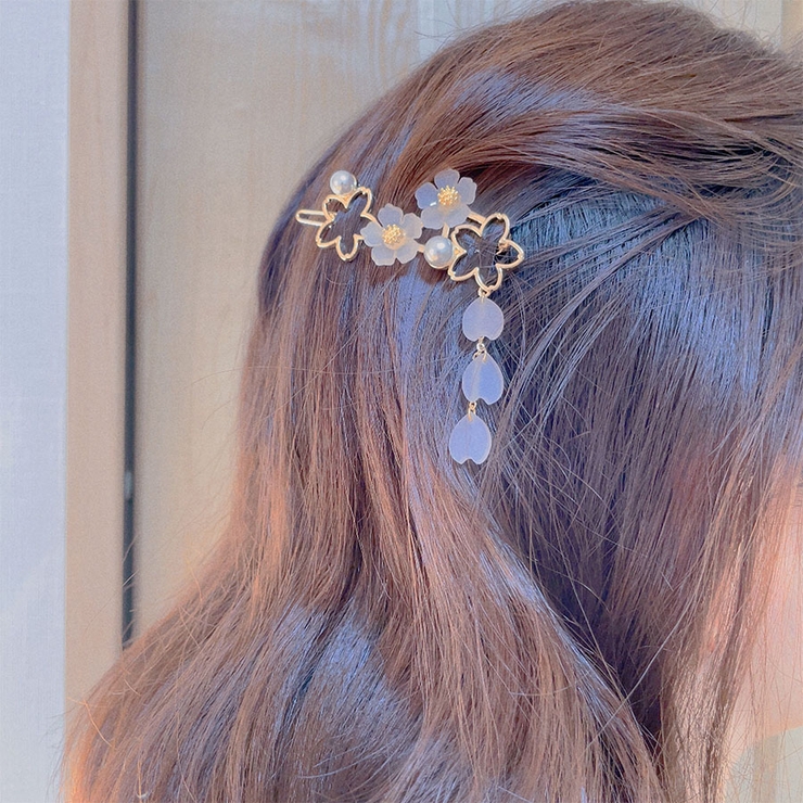 A04 | キラキラアクセサリー 6タイプ 花 | shoppinggo