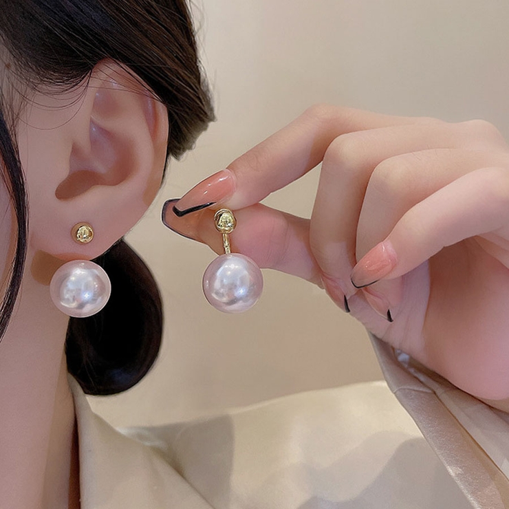 パールピアス 結婚式 おしゃれ[品番：JRKW0004203]｜shoppinggo