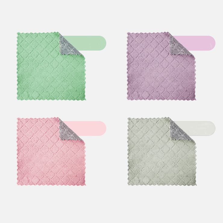 キッチンクロス 4枚セット リバーシブル | shoppinggo | 詳細画像2 