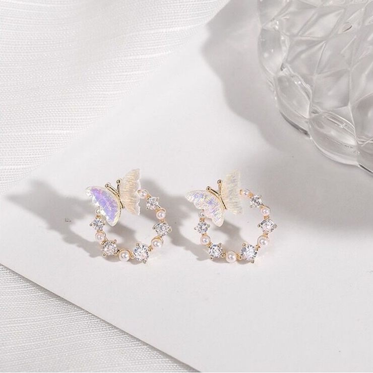 ピアス レディース 蝶 可愛い 人気アクセサリー | shoppinggo | 詳細画像3 