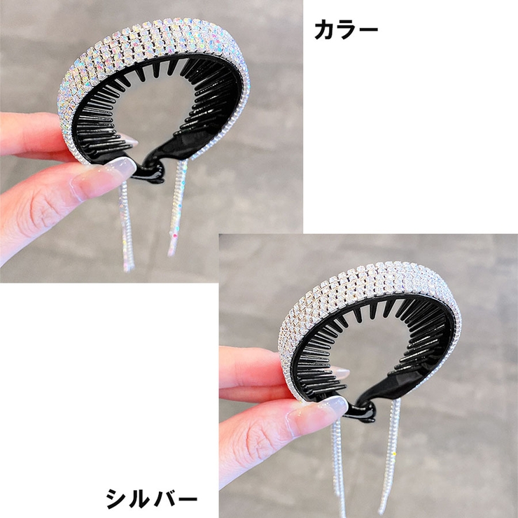 ヘアクリップ お団子クリップ ポニーリング | shoppinggo | 詳細画像2 