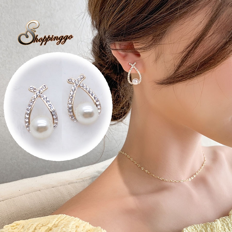 ピアス パール 結婚式[品番：JRKW0004275]｜shoppinggo（ショッピング