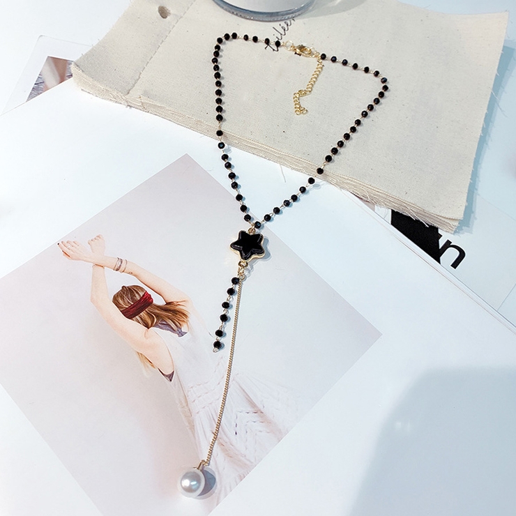 ネックレス 星 フェイクパール アクセサリー 結婚式 | shoppinggo | 詳細画像3 