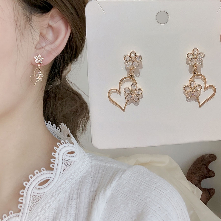ゴールド | ピアス 揺れる ロングピアス | shoppinggo