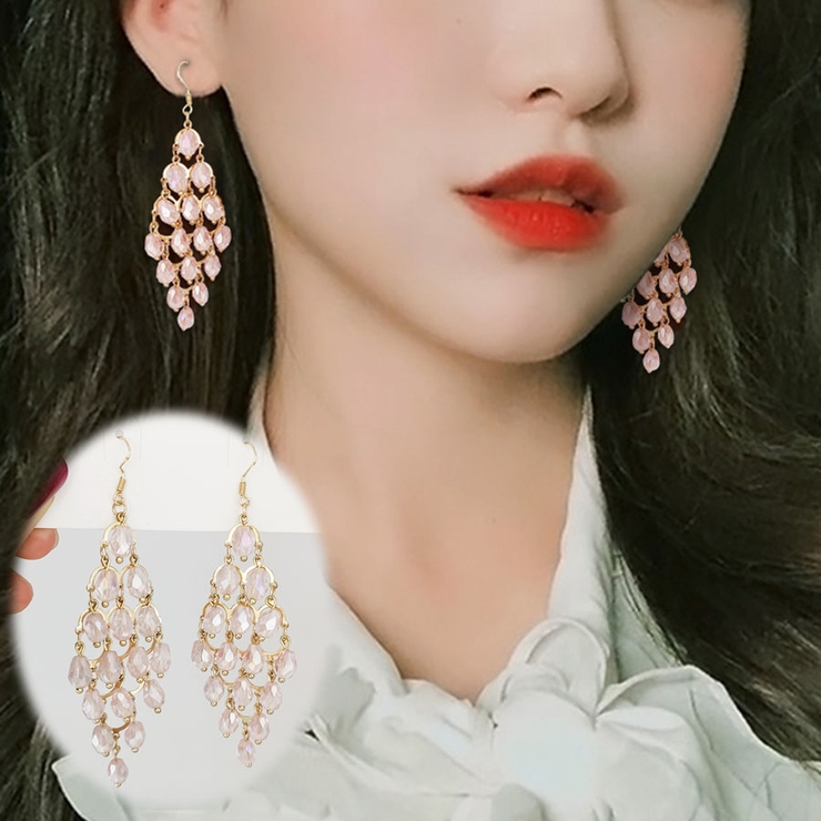 ピアス しずく型 揺れる[品番：JRKW0002220]｜shoppinggo