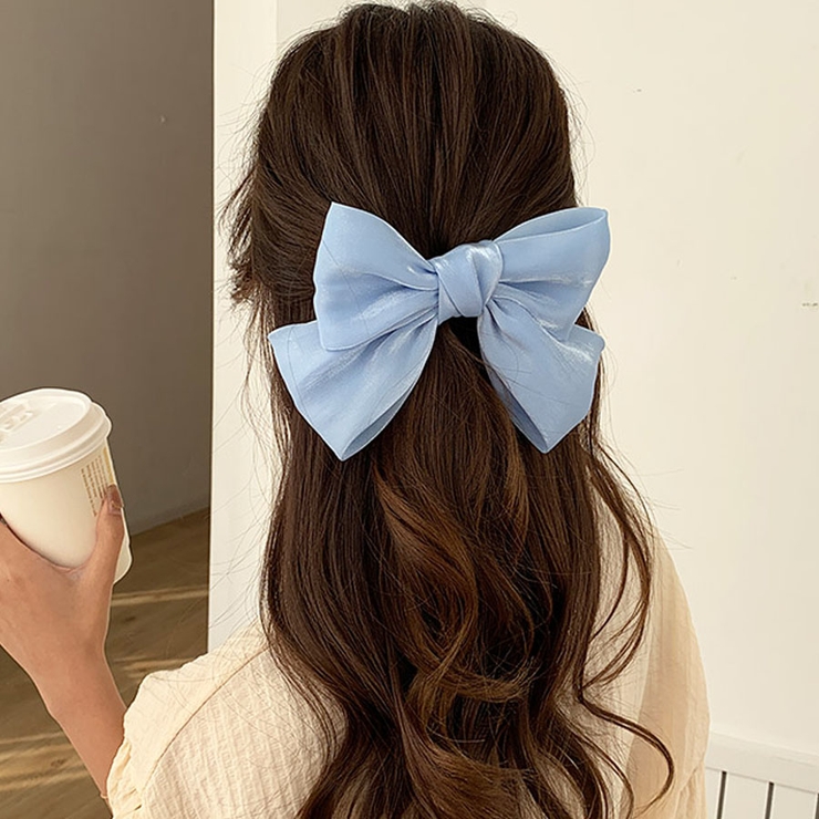 リボンバレッタ ヘアクリップ ヘアアクセ[品番:JRKW0002344 リボンバレッタ ヘアクリップ ヘアアクセ[品番:JRKW0002344