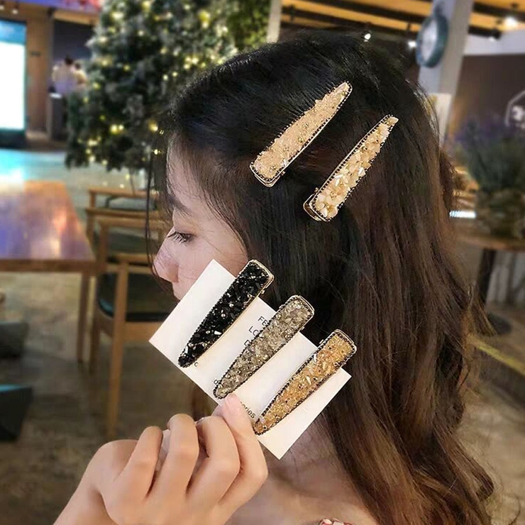 キラキラヘアピン ヘアピン ヘアアクセサリー[品番：JRKW0002324