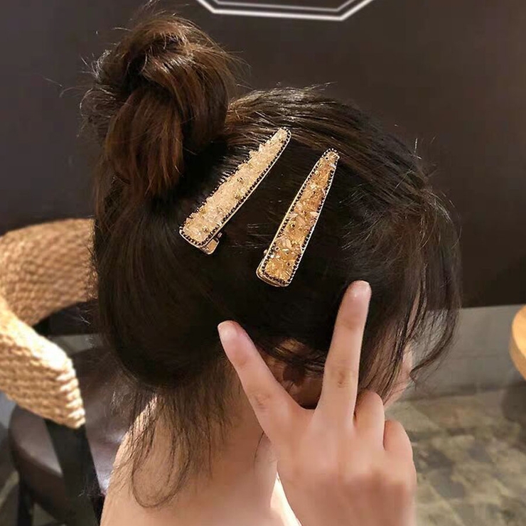 キラキラヘアピン ヘアピン ヘアアクセサリー[品番：JRKW0002324