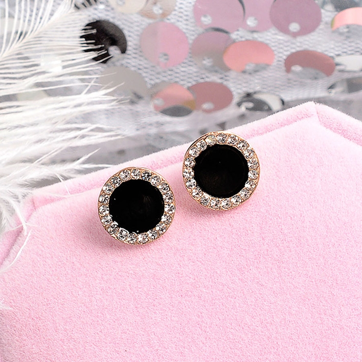 ブラック*マル | ピアス シンプル スタッドピアス | shoppinggo