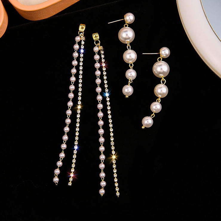 ピアス パール ロングピアス[品番：JRKW0002160]｜shoppinggo