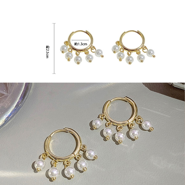 ピアス リングピアス パール | shoppinggo | 詳細画像3 