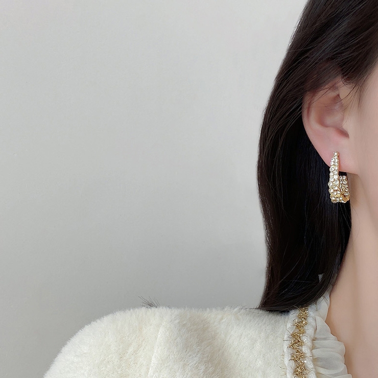 ピアス キラキラ ビジューピアス[品番：JRKW0002644]｜shoppinggo 