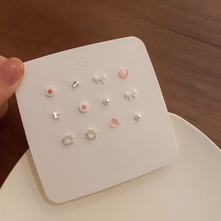 売れ筋ランキングも掲載中！ ピアスセット6ペア スタッドピアス パール[品番：JRKW0002904 ピアス