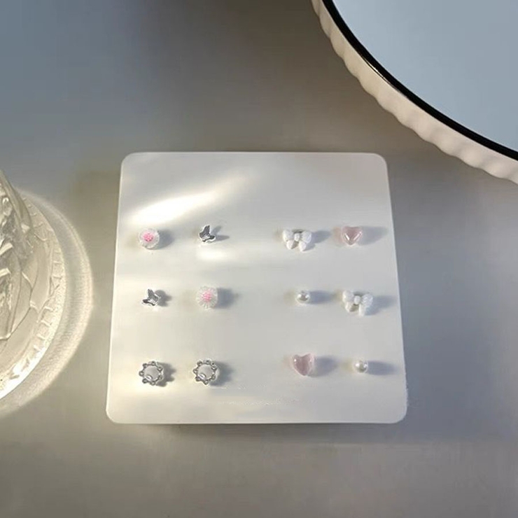 ピアスセット6ペア スタッドピアス パール | shoppinggo | 詳細画像5 