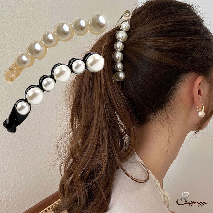 バナナクリップ ヘアクリップ 大きめ | shoppinggo | 詳細画像1 