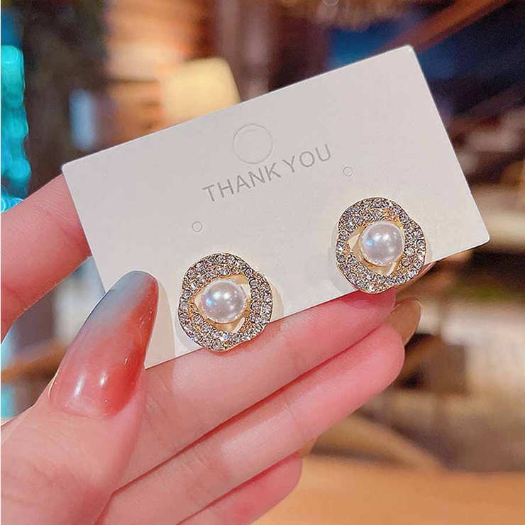 スタッドピアス パールピアス | shoppinggo | 詳細画像5 