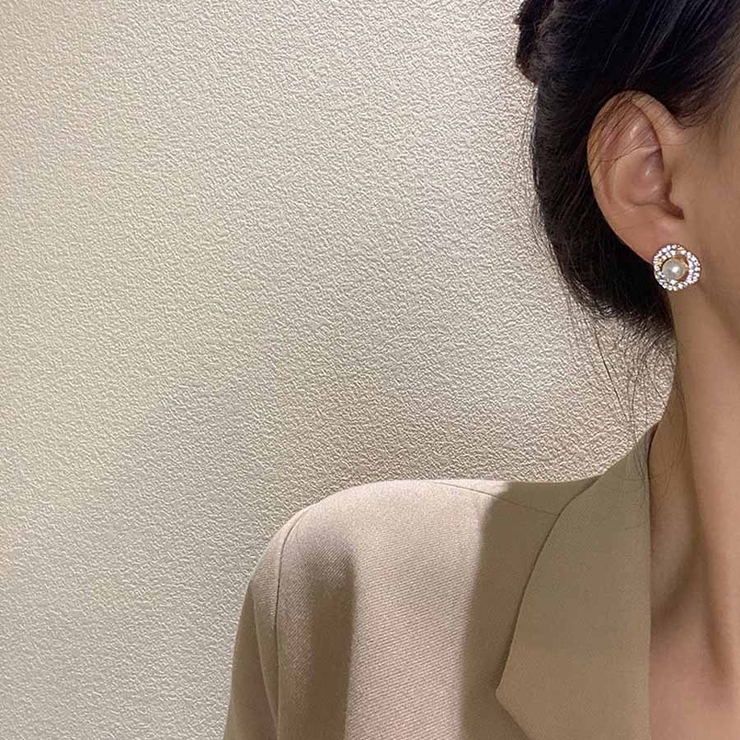 スタッドピアス パールピアス | shoppinggo | 詳細画像7 