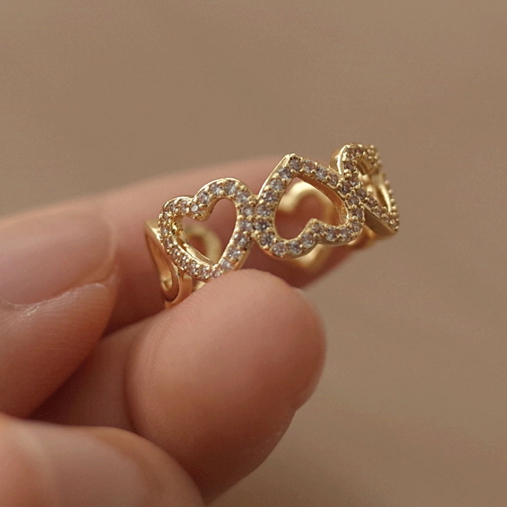 K10】Tiny Heart Ring タイニー ハートリング | ETORA JEWELRY