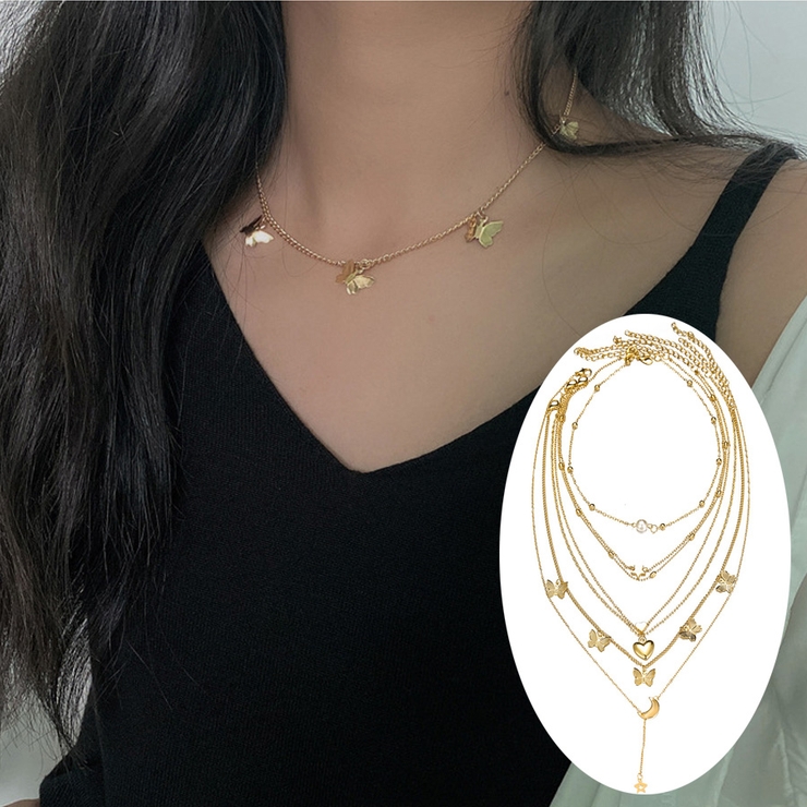 ネックレス 6本セット ペンダント[品番：JRKW0002860]｜shoppinggo