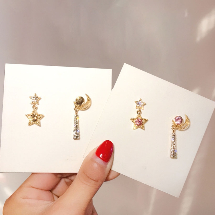 星月ピアス パール ピアス[品番：JRKW0002892]｜shoppinggo
