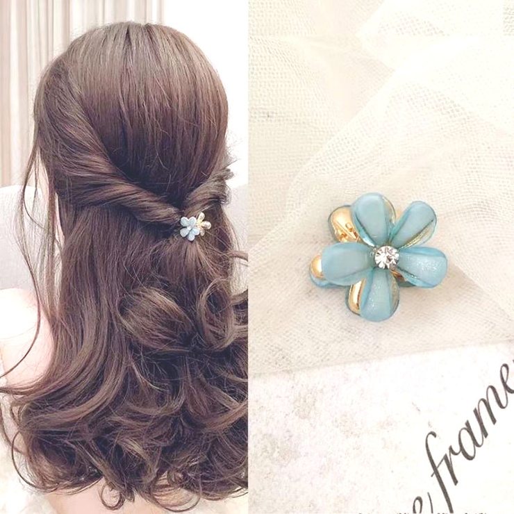 ミニヘアクリップ 1個入り バンスクリップ[品番：JRKW0002774