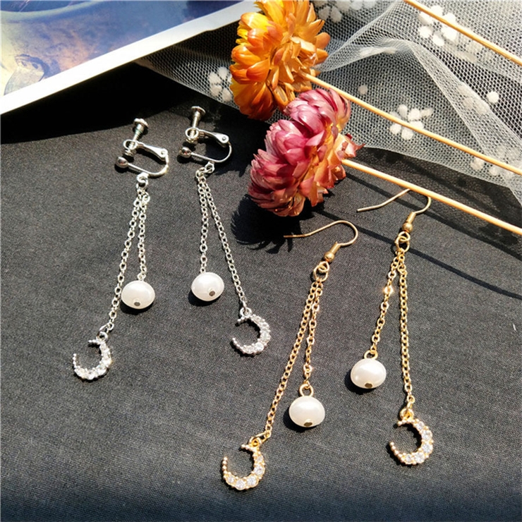 ピアス レディース ラインストーン | shoppinggo | 詳細画像1 