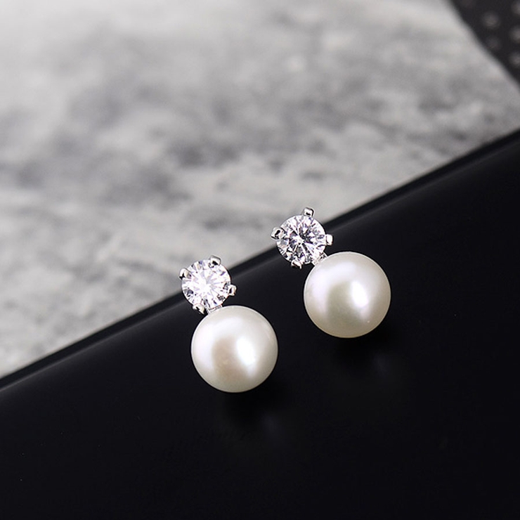 ホワイト | ピアス パール スタッドピアス | shoppinggo