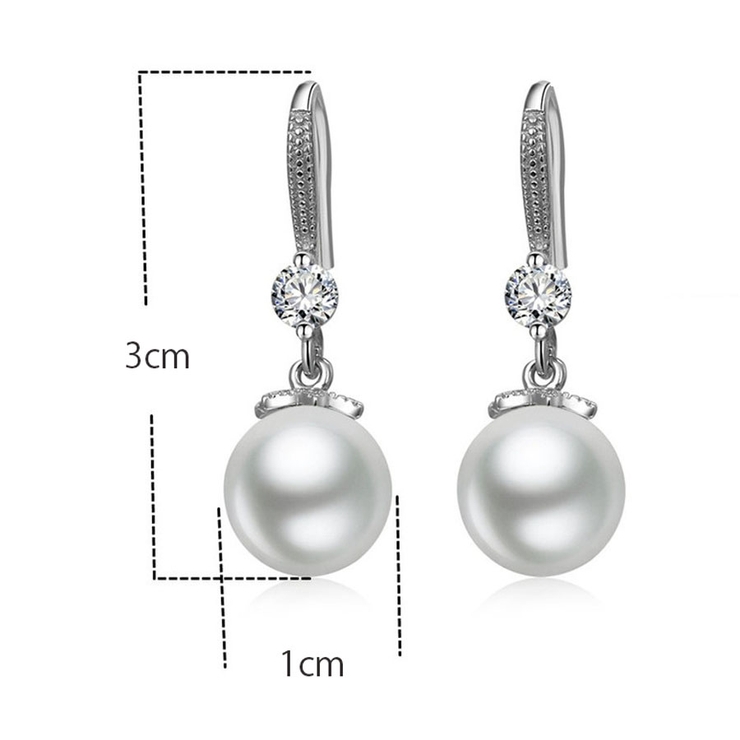 パールピアス フックピアス 揺れる | shoppinggo | 詳細画像3 