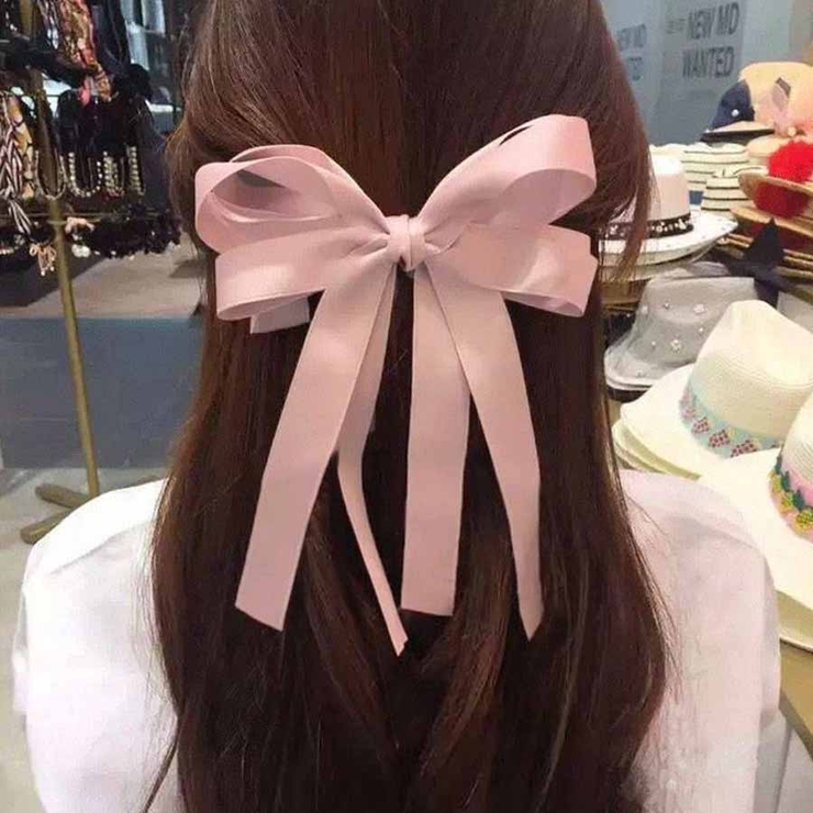 リボンバレッタ ヘアクリップ ヘアアクセ | shoppinggo | 詳細画像7 