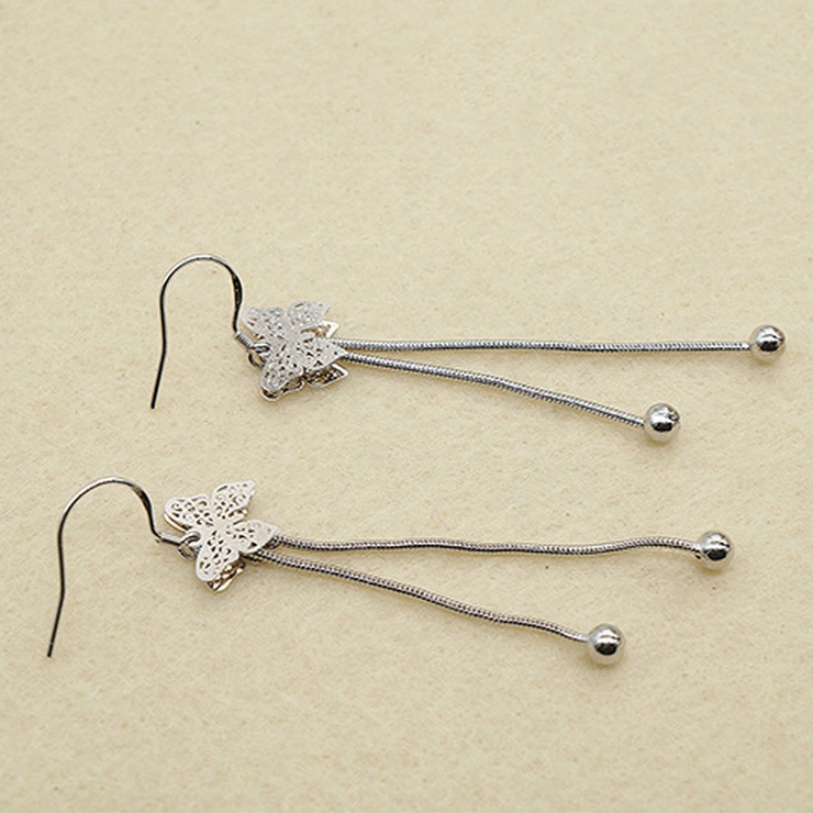 フックピアス 揺れる ロングピアス | shoppinggo | 詳細画像4 