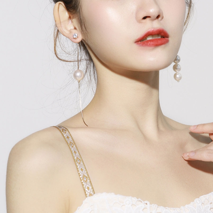 ピアス パール ロング | shoppinggo | 詳細画像9 