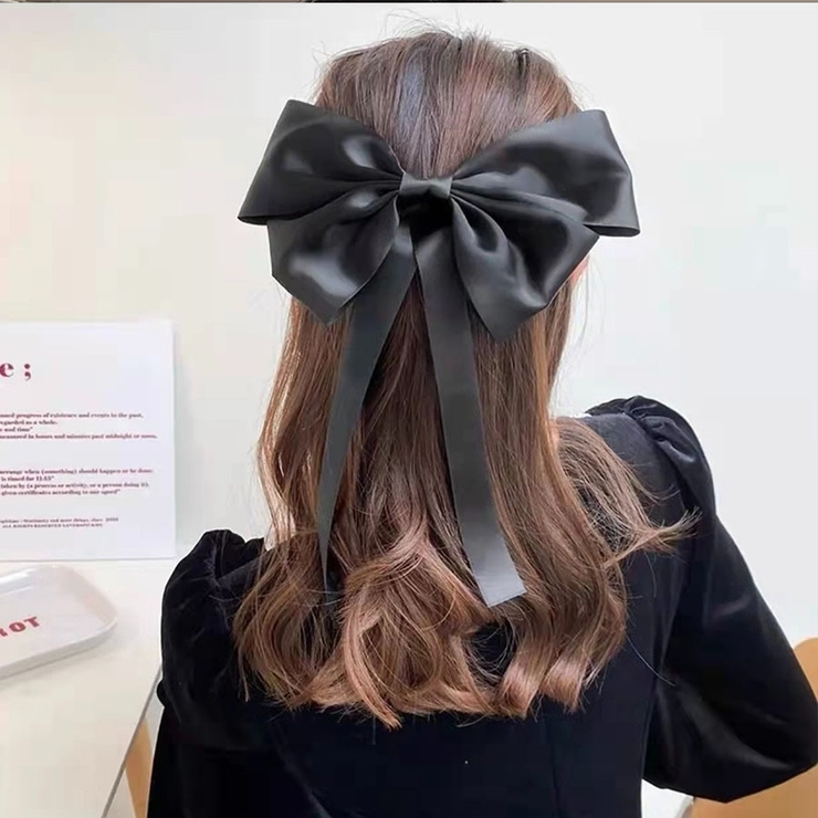 リボンバレッタ 大きい  リボンヘアアクセサリー[品番：JRKW0002988]｜shoppinggo（ショッピングゴー）のレディースファッション通販｜SHOPLIST（ショップリスト）