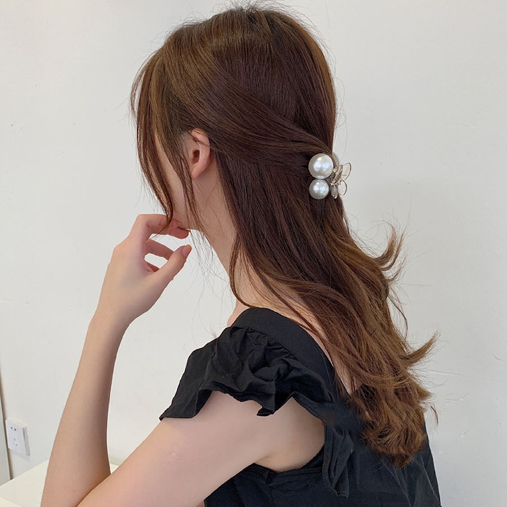 パール バンスクリップ ヘアクリップ[品番：JRKW0002492]｜shoppinggo