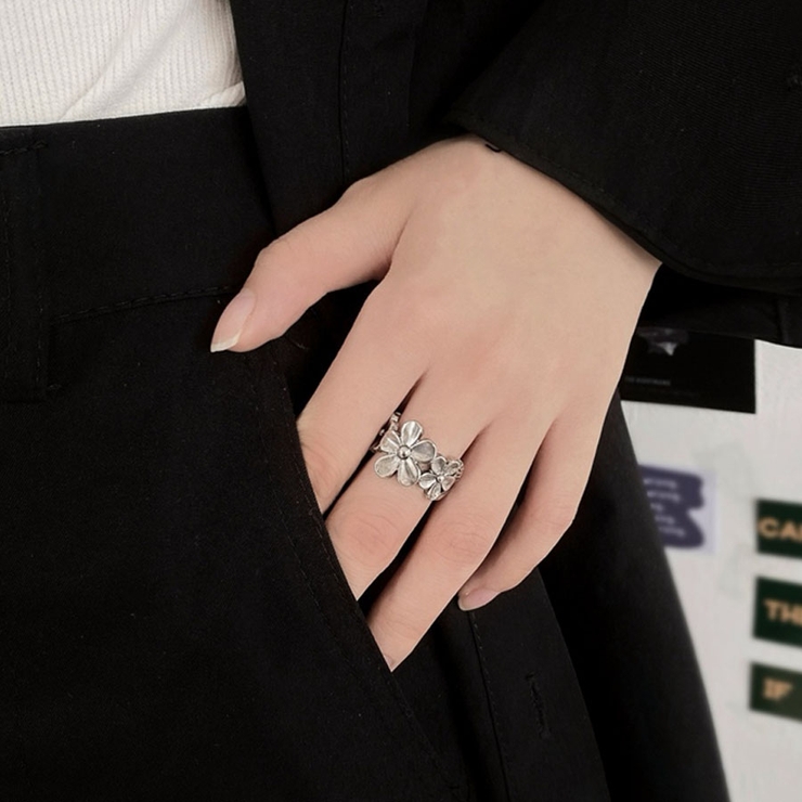 指輪 花 オープン | shoppinggo | 詳細画像6 