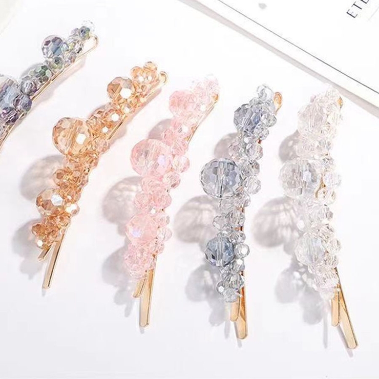 キラキラヘアピン ヘアピン ヘアアクセサリー[品番：JRKW0002672