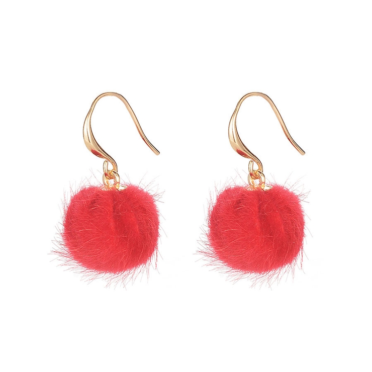 ふわふわ ファーピアス イヤリング[品番：JRKW0002689]｜shoppinggo