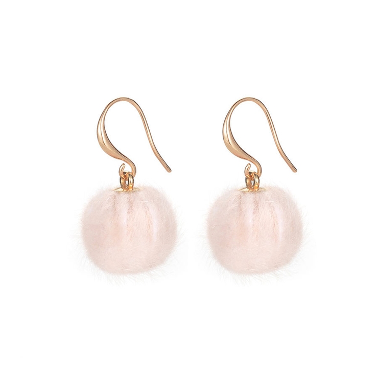 【1223】ふわふわフェイクファーのピアス／イヤリング 663f2e9a22bd8fc3cce2067cb75279