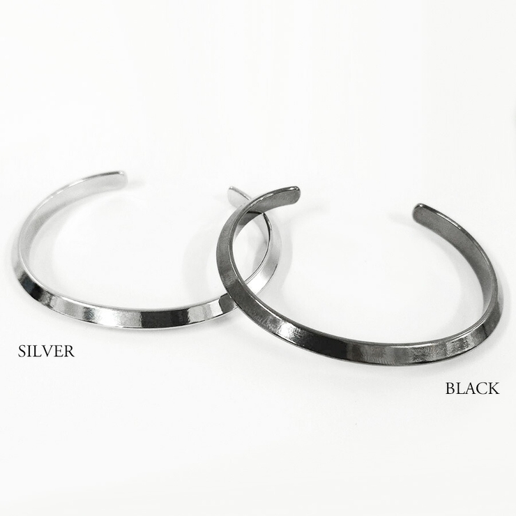 バングル ブレスレット 2Pセット[品番：SILM0014666]｜SILVER