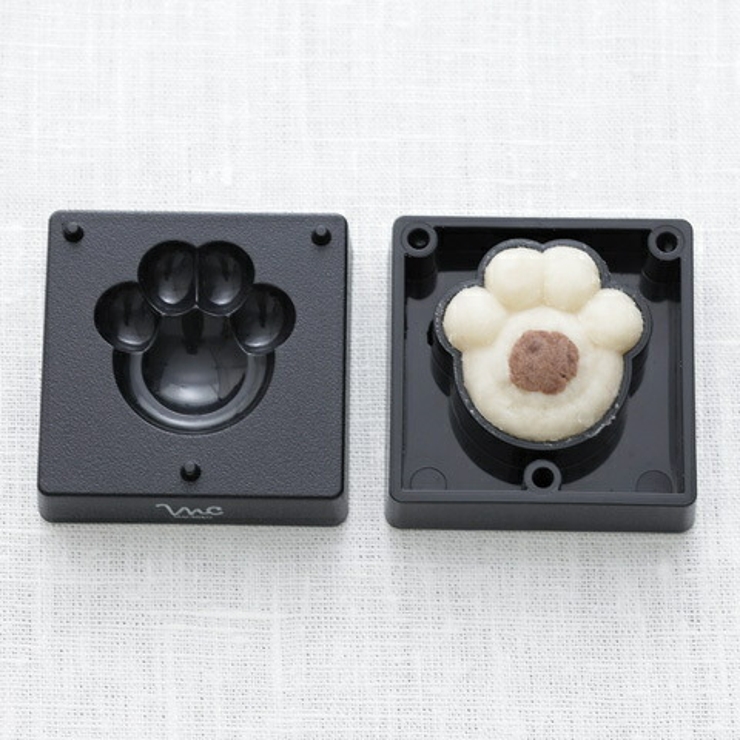 【和菓子道具シリーズ】練りきり型ねこシリーズ(招き猫／後ろ姿／猫足)