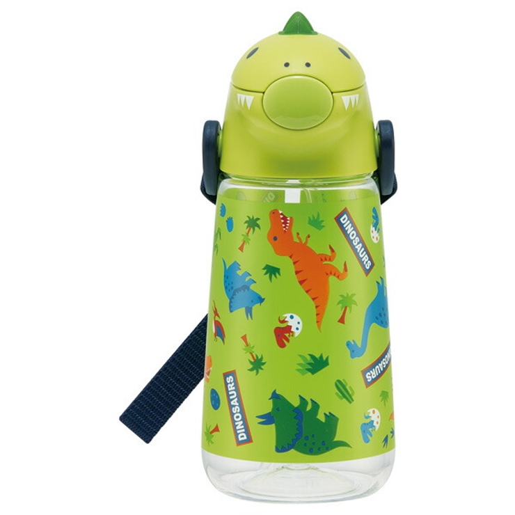 ダイカットストローボトル[420ml]●ディノサウルス● 水筒 プラスチック製水… | Skater | 詳細画像3 