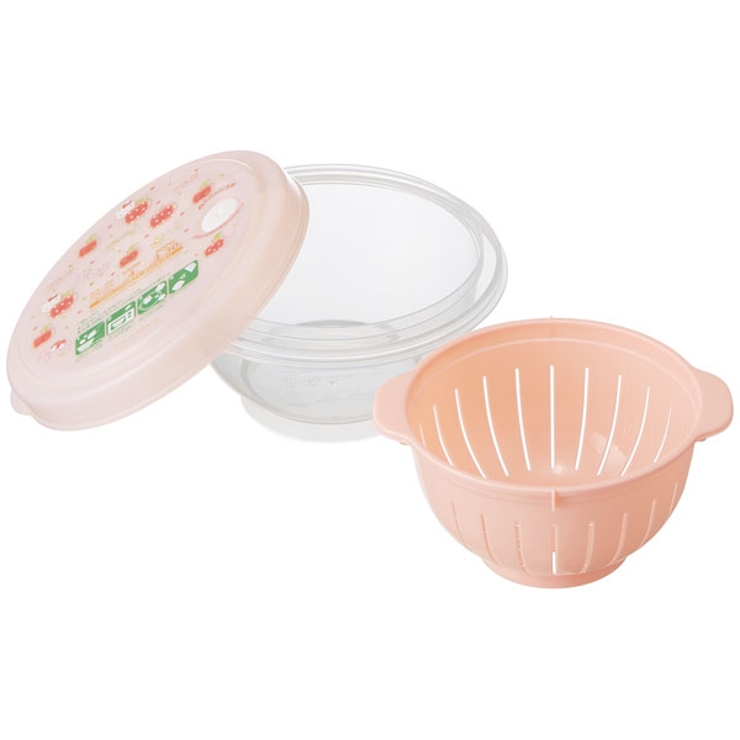 お茶碗型薄肉ごはん保存容器[Ｓサイズ]●ハローキティ ハピネスガール● 電子レン… | Skater | 詳細画像2 