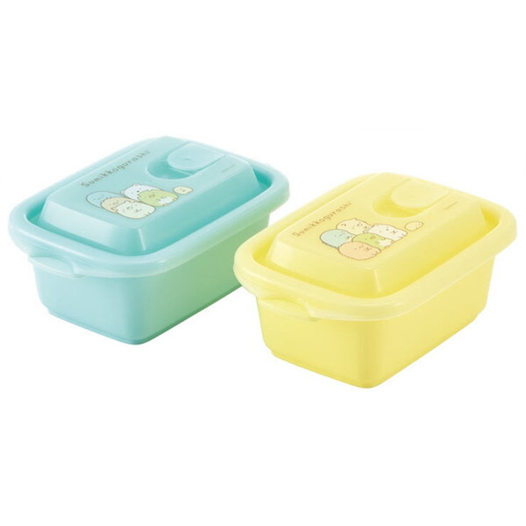 【公式ショップ】 すみっコぐらし エアー弁付きふわっと保存容器M 2個入り 300ml FCNF1W