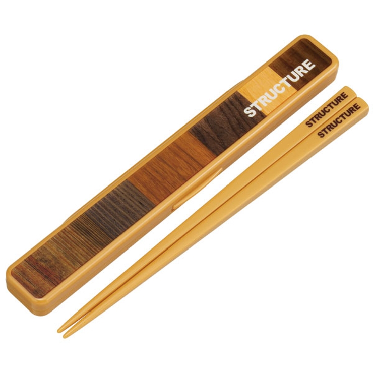 抗菌食洗機対応 音の鳴らない箸 箸箱セット[箸:19 | Skater | 詳細画像1 