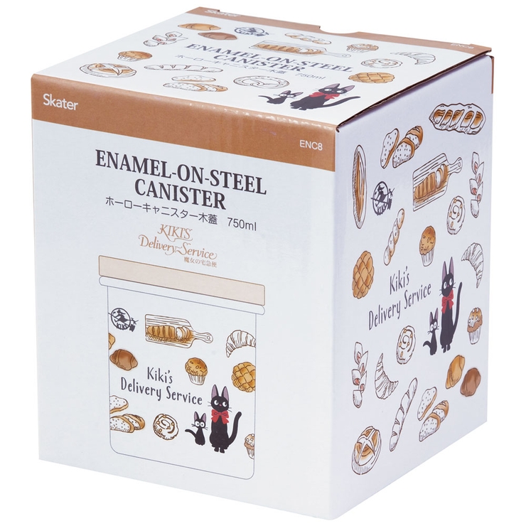 キャニスター ホーロー 木蓋[品番：SKTW0000555]｜Skater（スケーター